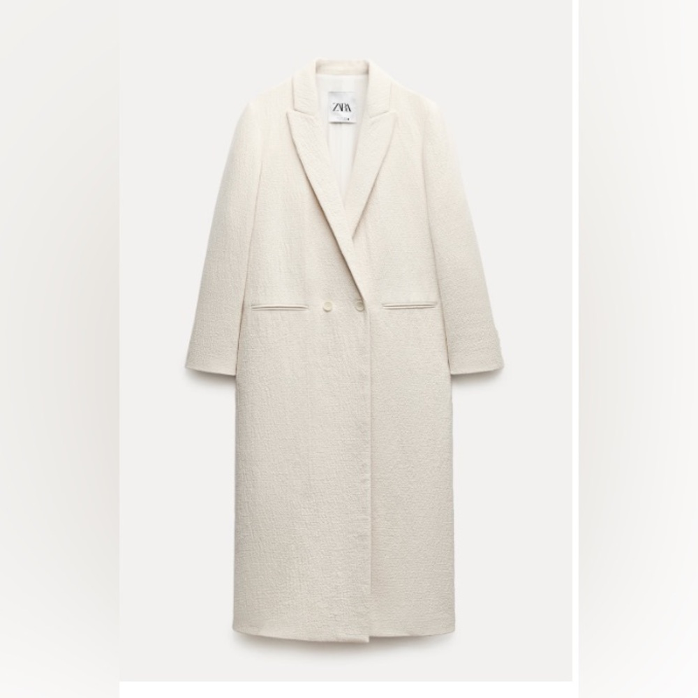 Zara oversize wool blend coat - Picture 2 of 3